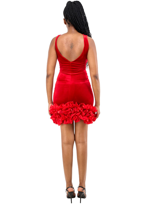 Juka Ruffle Mini Dress