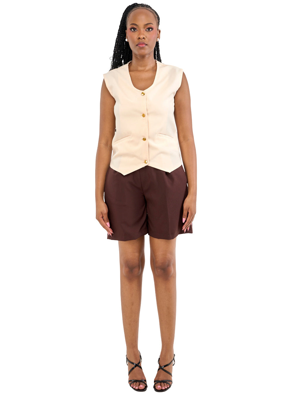 Safari Bermuda Set Beige/Brown