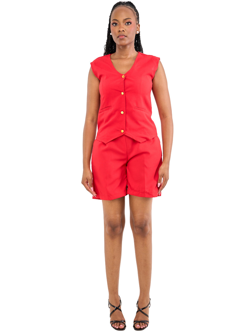 Safari Bermuda Set Red