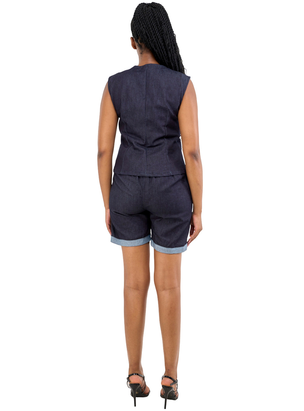 Safari Bermuda Set Dark Denim
